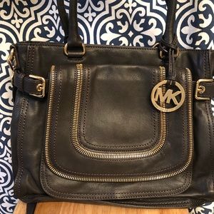 Micheal Kors brown leather bag